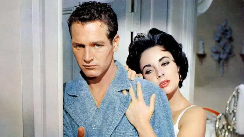 paul newman ed elizabeth taylor in la gatta sul tetto che scotta