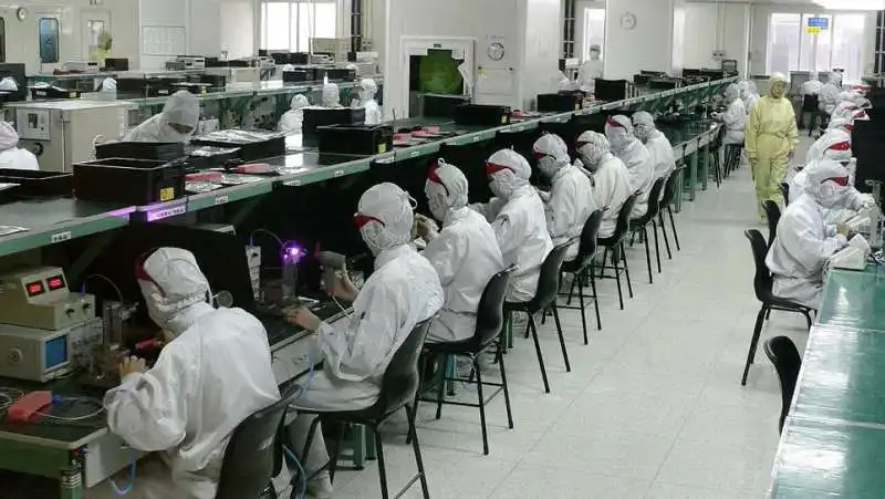 produzione prodotti apple in cina 