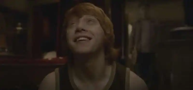 rupert grint e' ron weasley in harry potter