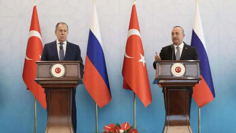 sergei lavrov mehmet cavusoglu   