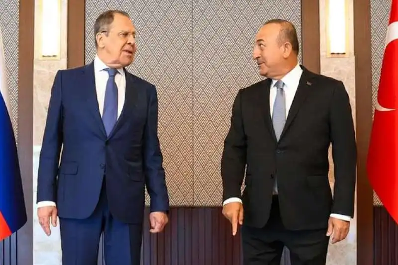 sergei lavrov mehmet cavusoglu 