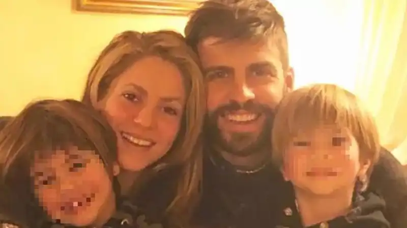 shakira e pique con i figli 1