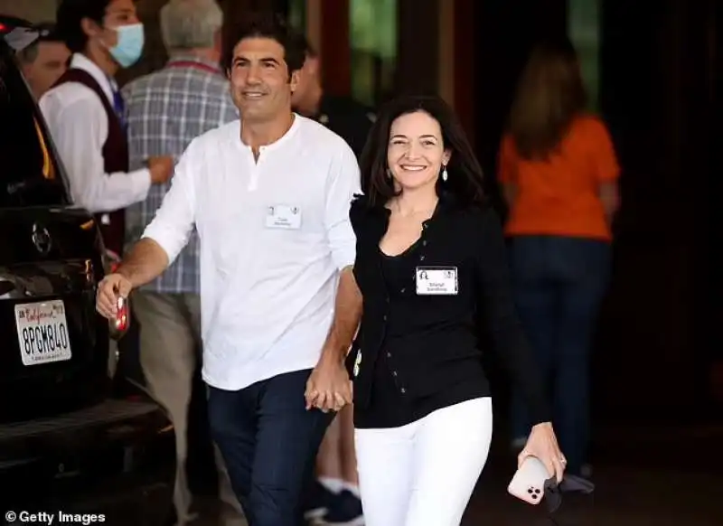 Sheryl Sandberg con Tom Bernthal