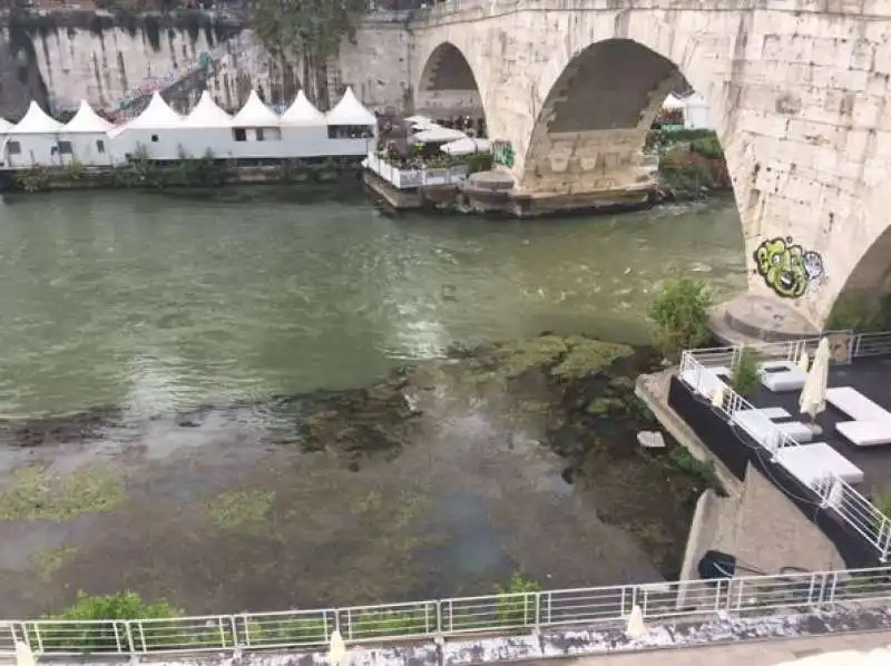 siccita tevere 