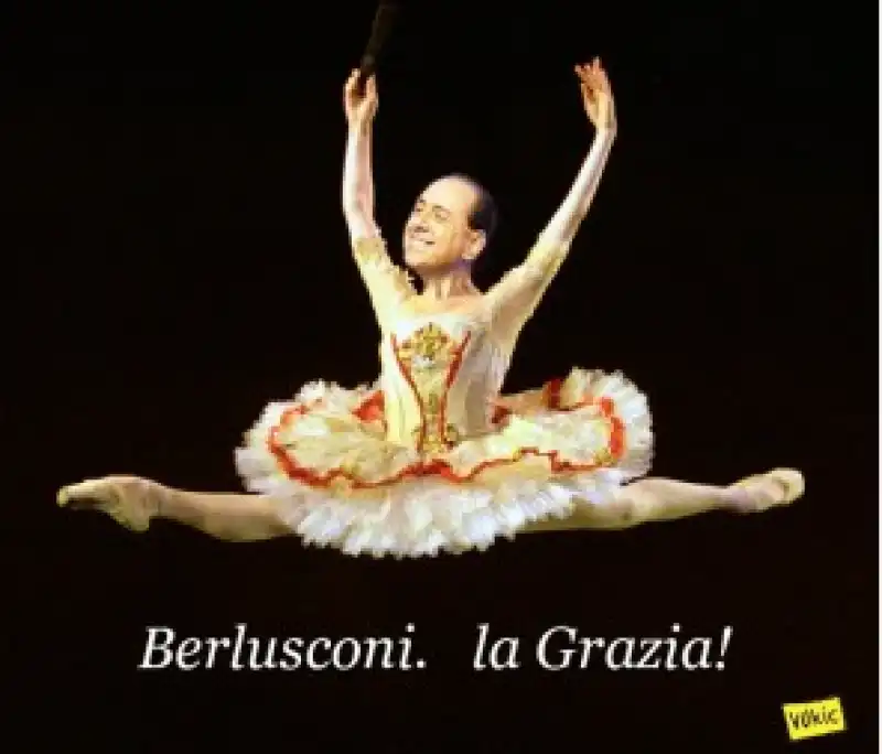 berlusconi in versione ballerina