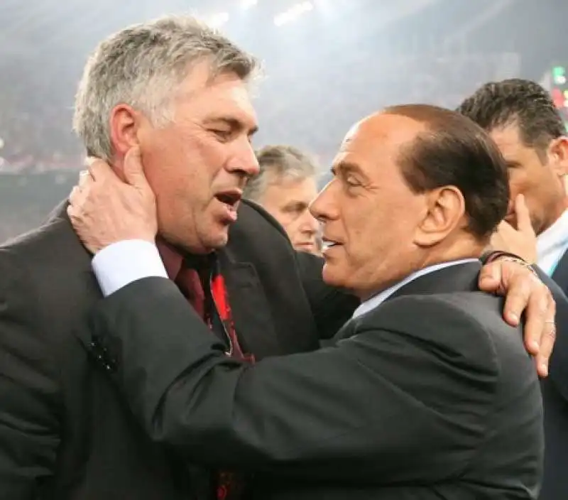 carlo ancelotti silvio berlusconi 