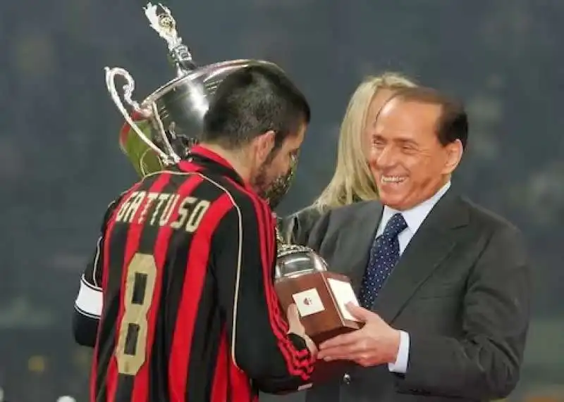 gennaro gattuso silvio berlusconi carlo ancelotti 1