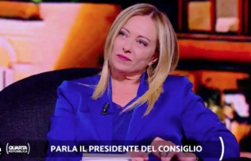 giorgia meloni a quarta repubblica 4