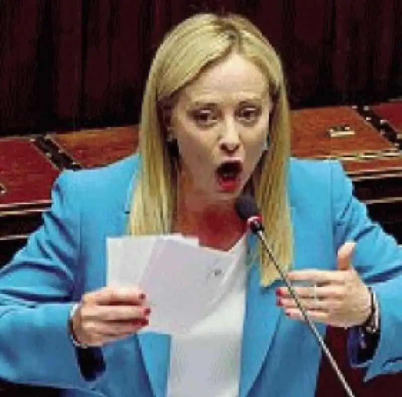 GIORGIA MELONI AL SENATO