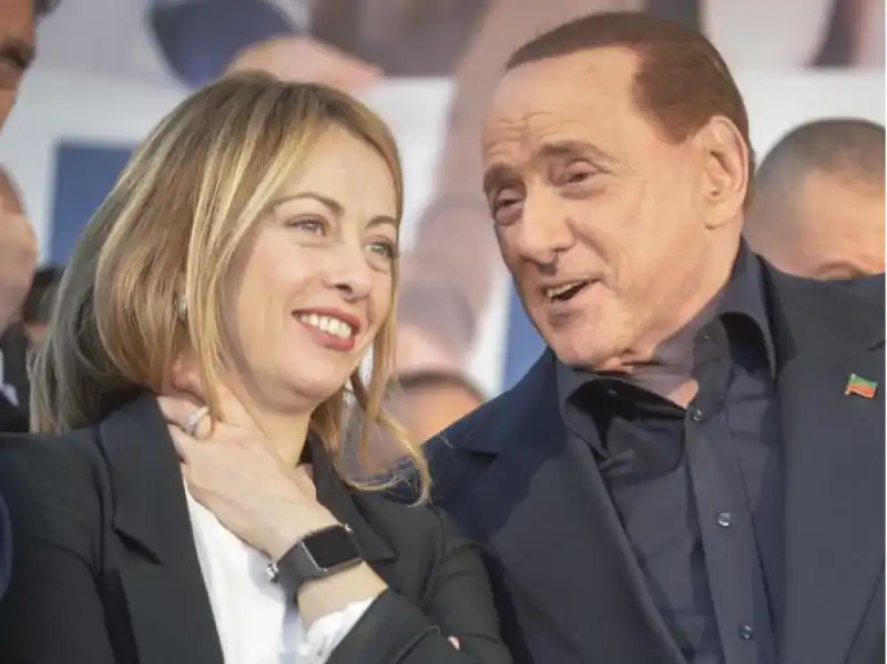 giorgia meloni silvio berlusconi