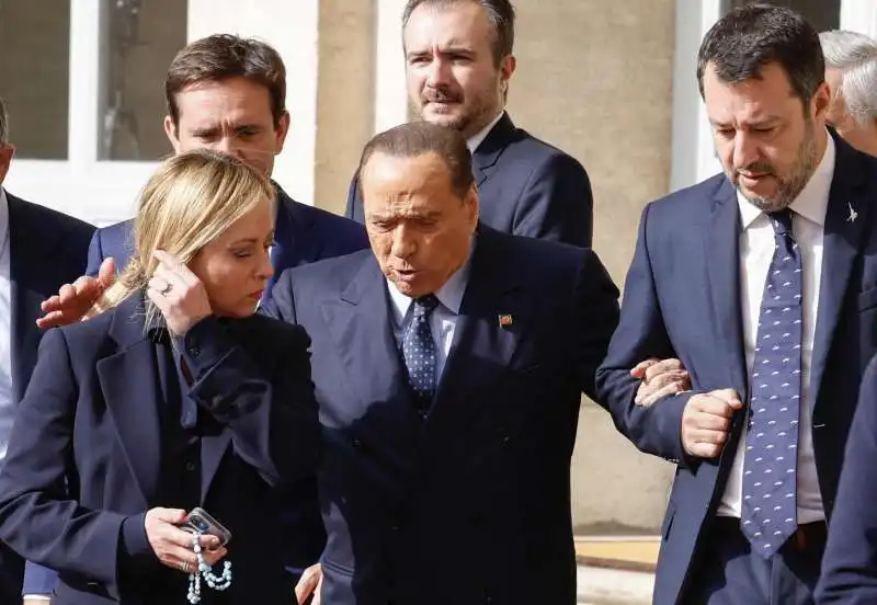 giorgia meloni   silvio berlusconi   matteo salvini    