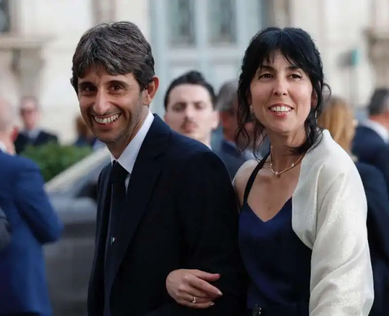 giovanni donzelli con la moglie alessia