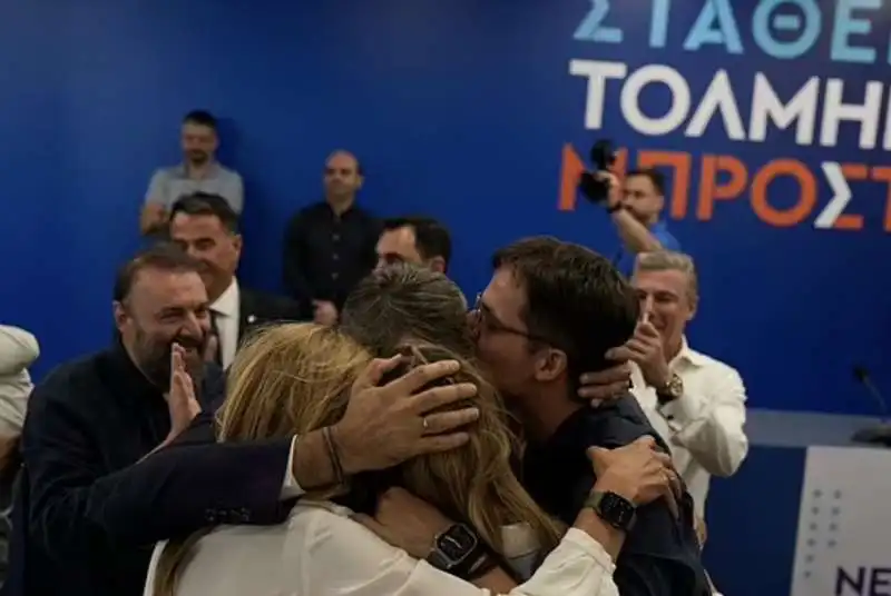 kyriakos mitsotakis   vittoria elezioni 25 giugno 2023.   