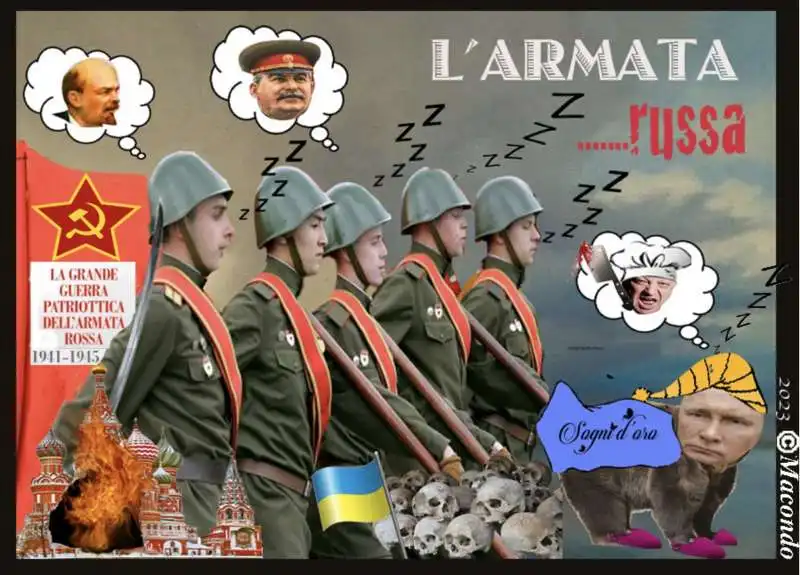 L ARMATA RUSSA - SOGNI DORO - VIGNETTA BY MACONDO 