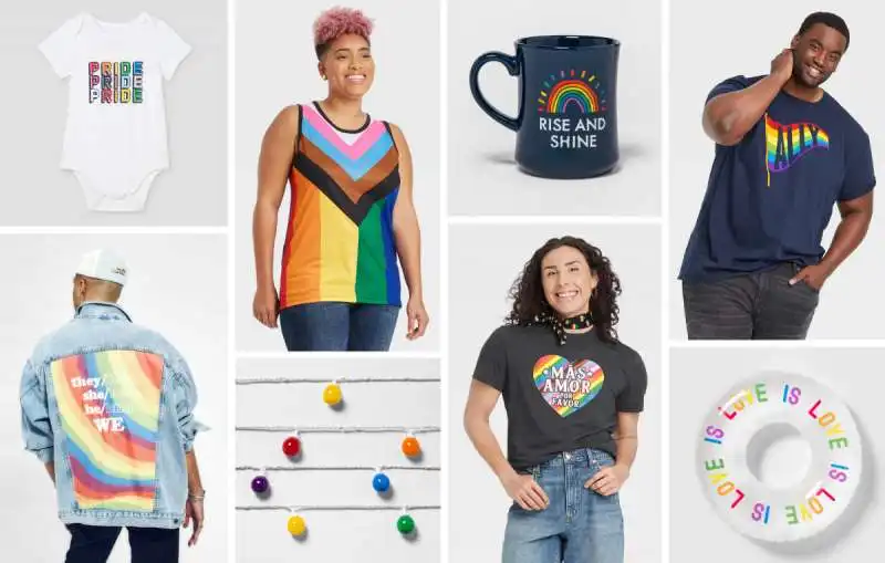 la linea di prodotti Pride month di target 