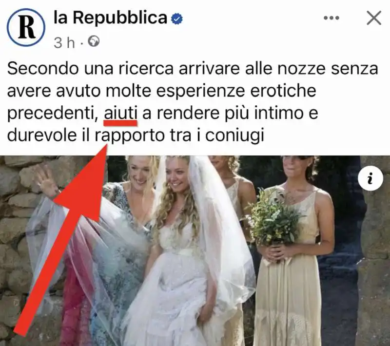 La Repubblica, auspicio sessuale