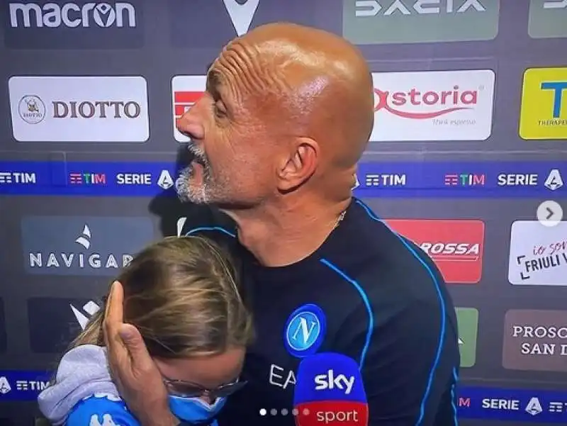 LUCIANO SPALLETTI CON LA FIGLIA MATILDE