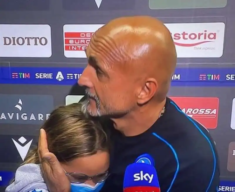 LUCIANO SPALLETTI CON LA FIGLIA MATILDE