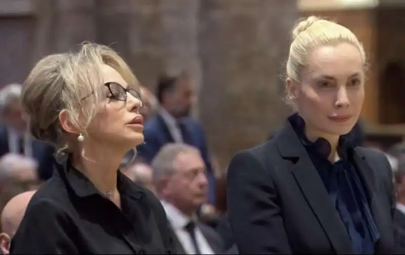 MARINA BERLUSCONI MARTA FASCINA - FUNERALI SILVIO BERLUSCONI