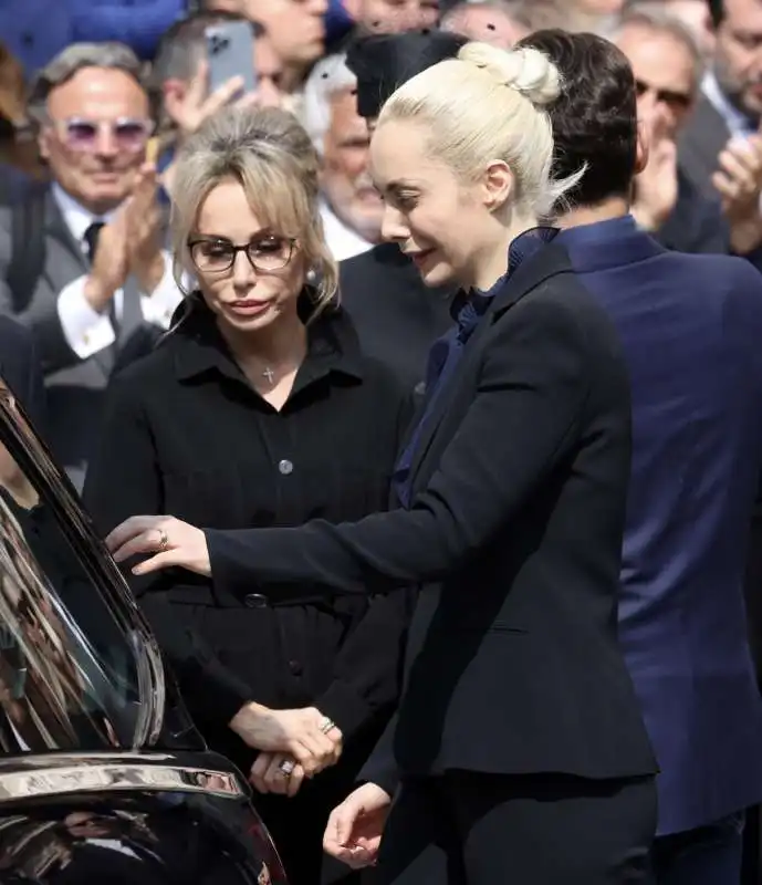 MARINA BERLUSCONI MARTA FASCINA  - FUNERALI SILVIO BERLUSCONI 