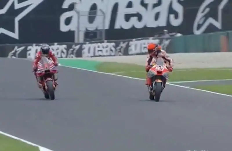 PECCO BAGNAIA MARC MARQUEZ 