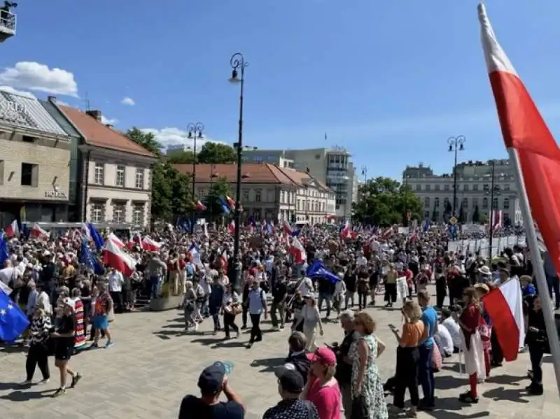 proteste contro il governo in polonia   13