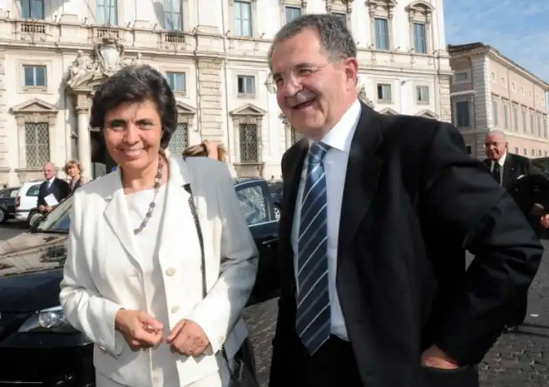 romano prodi e flavia franzoni 