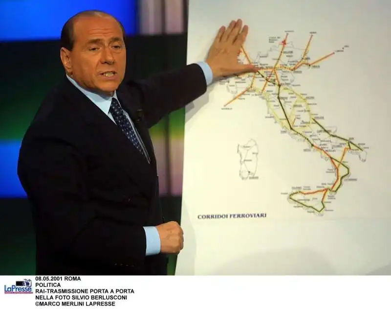 silvio berlusconi a porta a porta nel 2001 