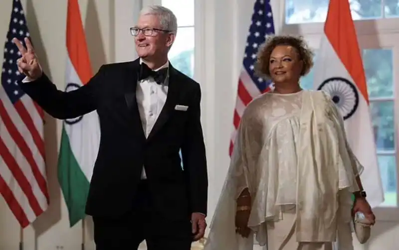 tim cook e lisa jackson   cena di gala alla casa bianca 