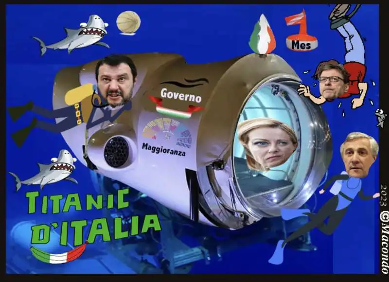 TITANIC D'ITALIA - VIGNETTA BY MACONDO