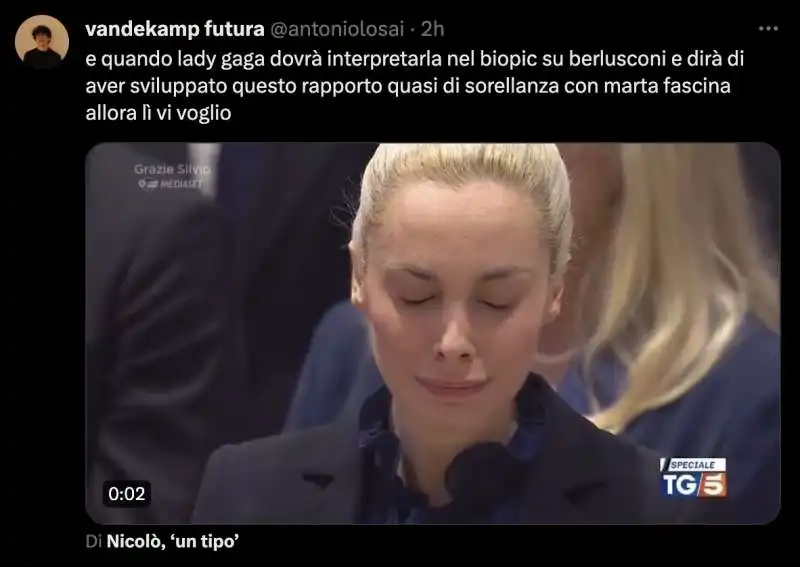 tweet su marta fascina ai funerali di silvio berlusconi   4