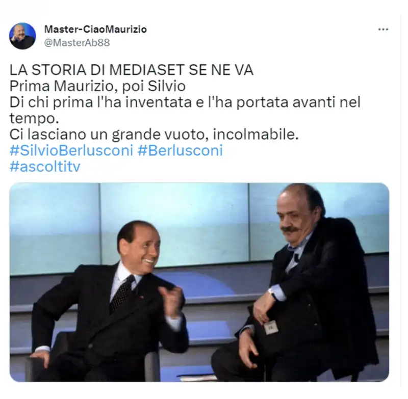 tweet sulla morte di silvio berlusconi  1