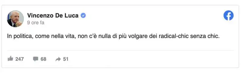 VINCENZO DE LUCA CONTRO ELLY SCHLEIN SU FACEBOOK