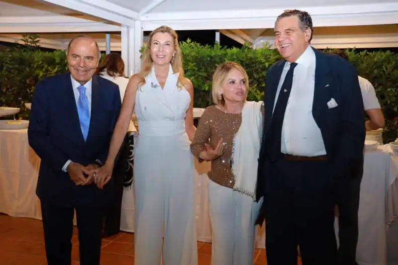 2 bruno vespa, claudia varini,  augusta vespa e stefano varini