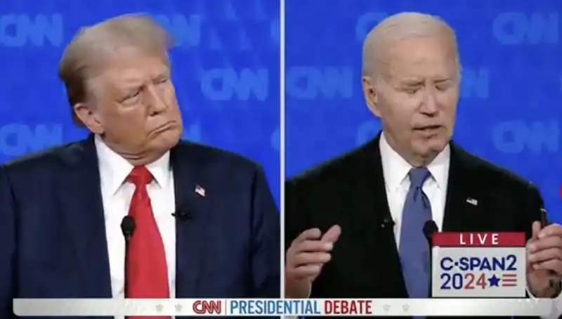 dibattito trump   biden sulla cnn    2