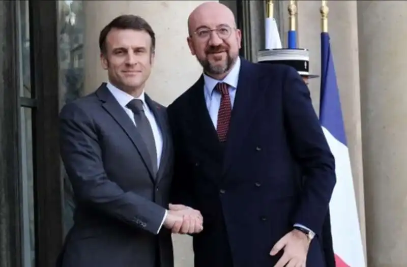 EMMANUEL MACRON CHARLES MICHEL 