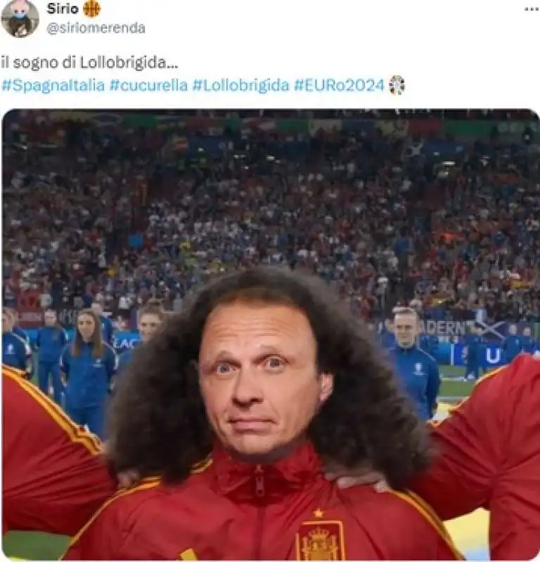 francesco lollobrigida in versione marc cucurella   meme su spagna italia  10