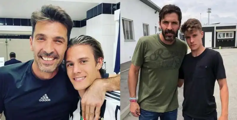 GIGI BUFFON E NICOLO FAGIOLI 