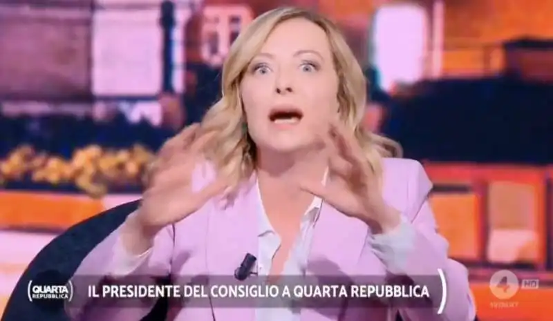 giorgia meloni a quarta repubblica   2