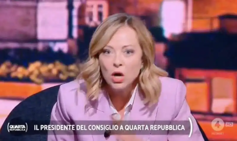 giorgia meloni a quarta repubblica   5