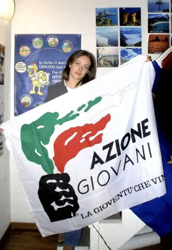 GIORGIA MELONI AI TEMPI DI AZIONE GIOVANI 