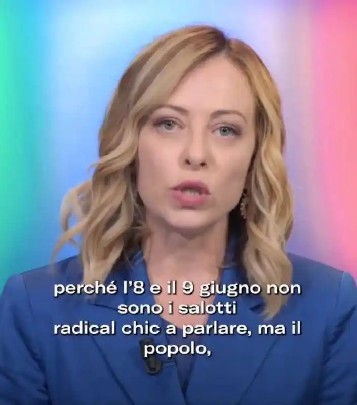 GIORGIA MELONI - VIDEO CONTRO LA7