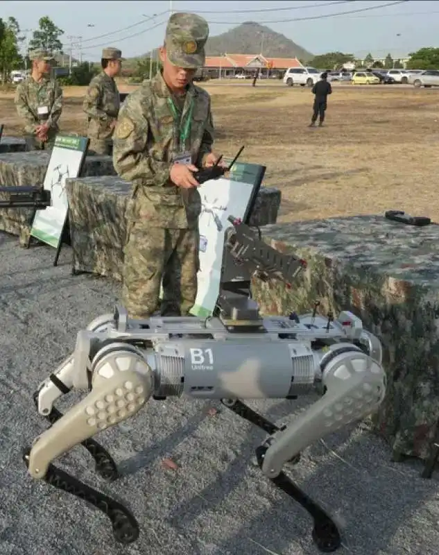 il cane robot dell'esercito cinese  2