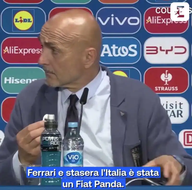 ITALIA SVIZZERA - SPALLETTI PRESO IN GIRO DA UN GIORNALISTA ELVETICO