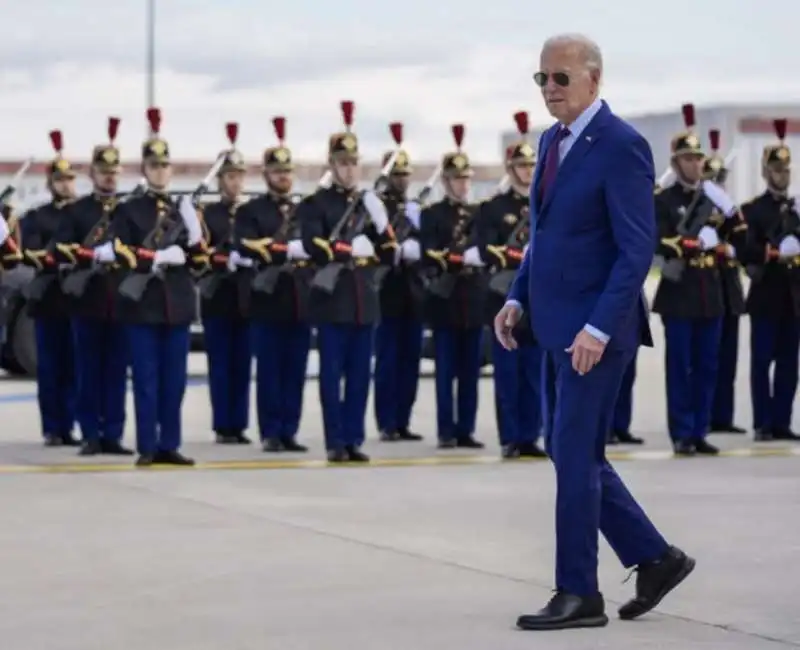 joe biden    80 anni dello sbarco in normandia 2