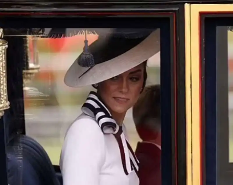 kate middleton    parata trooping the colours 2024   7