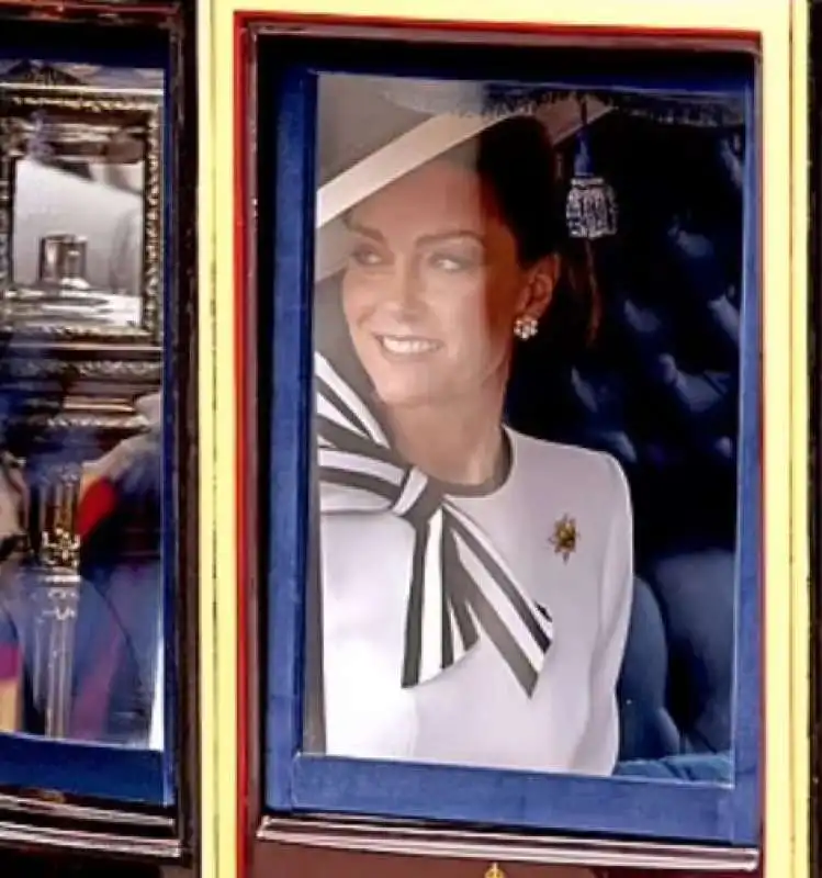 kate middleton    parata trooping the colours 2024   8