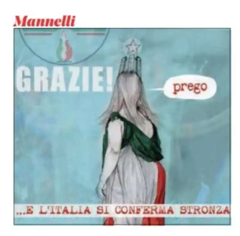 L ITALIA SI CONFERMA STRONZA - VIGNETTA BY MANNELLI  