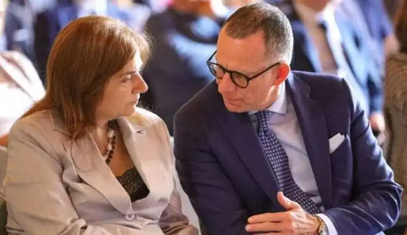 La dg Inps Valeria Vittimberga e il presidente Inps Gabriele Fava