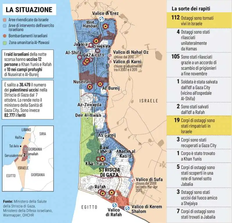 LA SITUAZIONE NELLA STRISCIA DI GAZA AL 4 GIUGNO 2024 